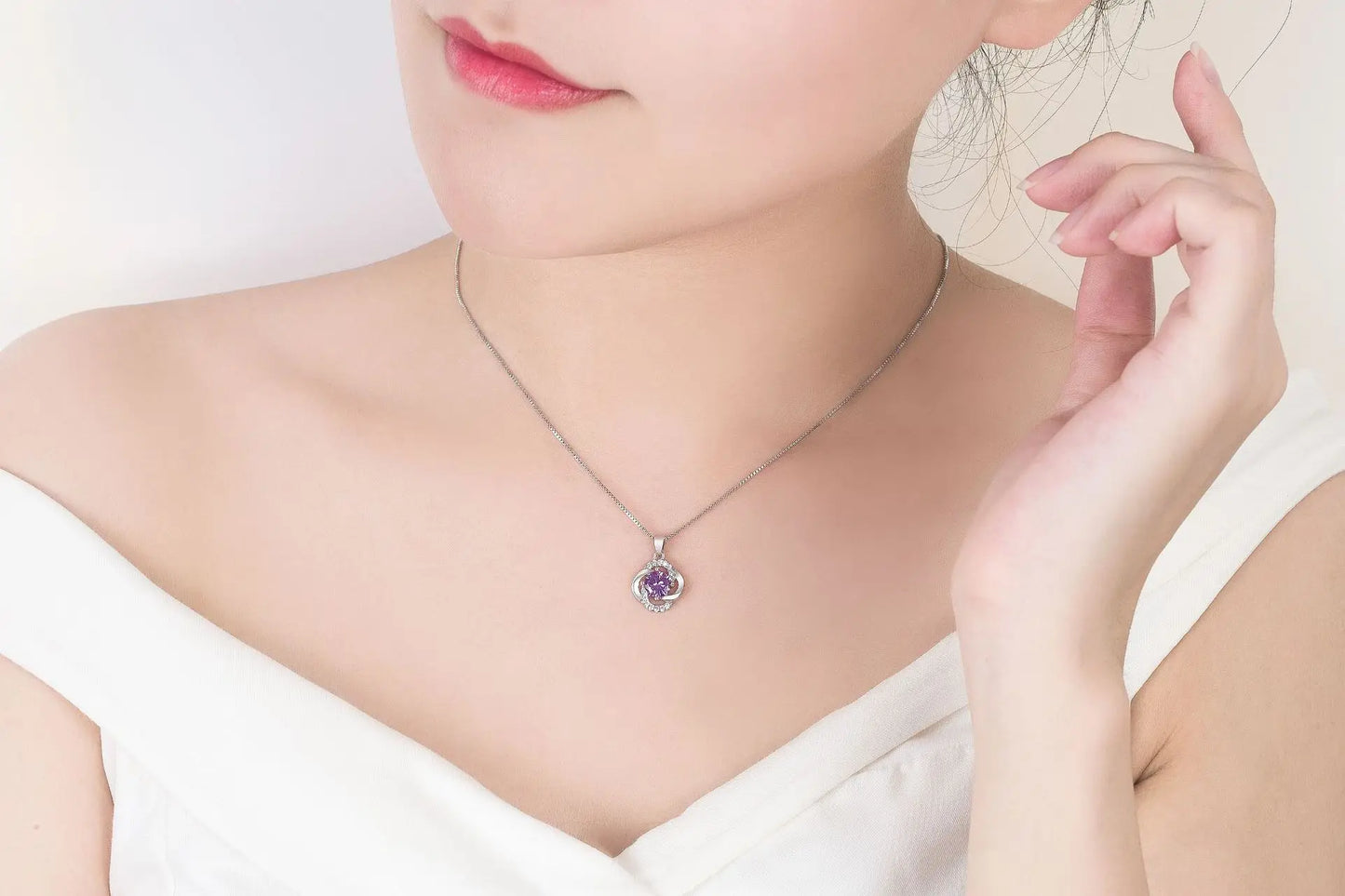 925 Silver Necklace for Women Double Layer Zircon Star Moon Pendant Necklace Delicate Chain Charm Elegant Fashion Jewelry Gifts