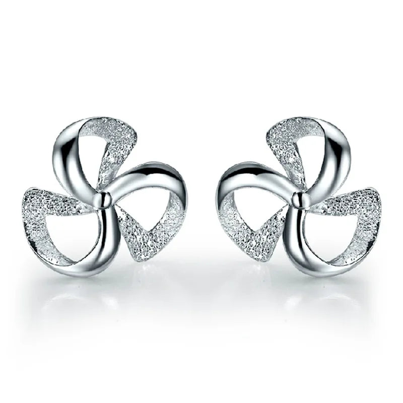 925 Silver Women Hoop Earrings Fashion Pendientes Gift For Female Girl Sparkling Pave CZ U Heart Shape Star Moon