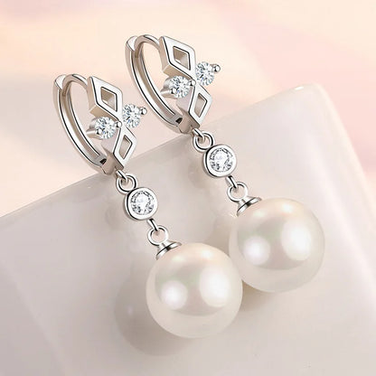 New Style 925 Sterling Silver Golden Color Series Women's Earrings Fit Original EarringsWedding Jewelry Exquisite Birthday Gifts