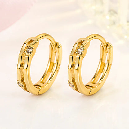 925 Sterling Silver Hoop Earrings Moon Star Dreamcatcher Colored Zircon Fine Earring Jewelry Gift For Women