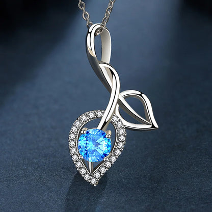 925 Sterling Silver Necklace For Women Round Pendent Sparkling Pave CZ Necklace Fashion Anniversary Birthday Jewelry Gifts