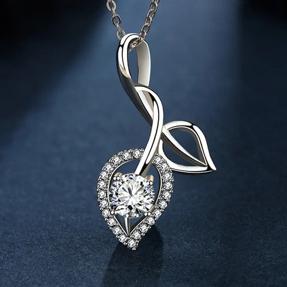 925 Sterling Silver Necklace For Women Round Pendent Sparkling Pave CZ Necklace Fashion Anniversary Birthday Jewelry Gifts