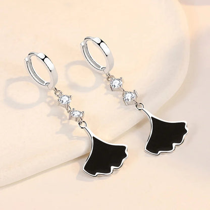 925 Sterling Silver Earrings For Women Original Charm Double Hoop Earrings Pave CZ Fine Engagement Anniversary Jewelry Gift