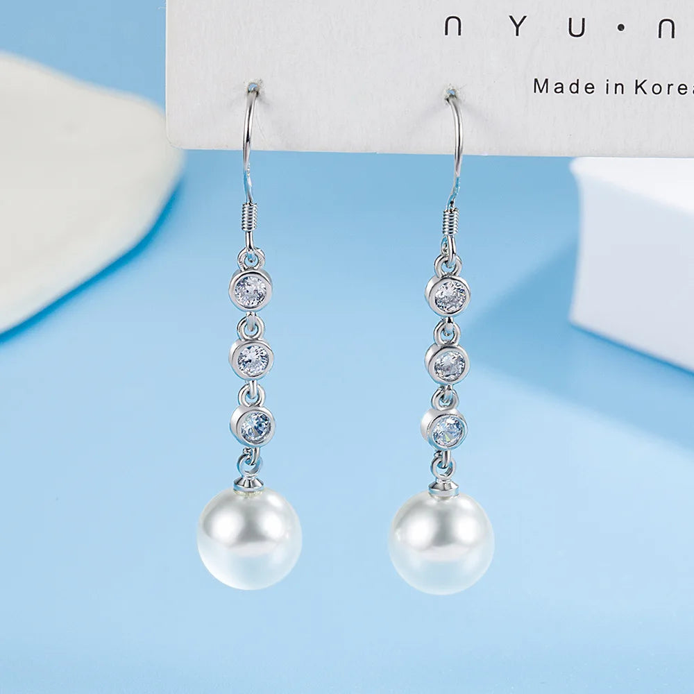 925 Sterling Silver Hoop Earrings Moon Star Dreamcatcher Colored Zircon Fine Earring Jewelry Gift For Women