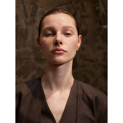 Elysium Exquisite Imitation Pearl Heart Love Daily Stud Earrings Women Water Resistant Stainless Steel Fashion Romantic Jewelry