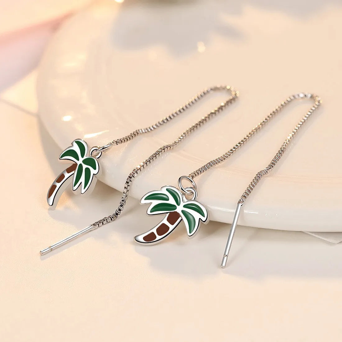 New 925 Sterling Silver Earrings For Women Original Charm Double Hoop Earrings Pave CZ Fine Engagement Anniversary Jewelry Gift