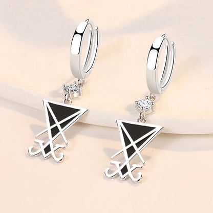 925 Sterling Silver Earrings For Women Original Charm Double Hoop Earrings Pave CZ Fine Engagement Anniversary Jewelry Gift