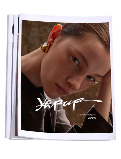 Elysium 18K Gold Color Stainless Steel New Style Water Drop Stylish Stud Earrings Women Statement Daily Temperament Jewelry