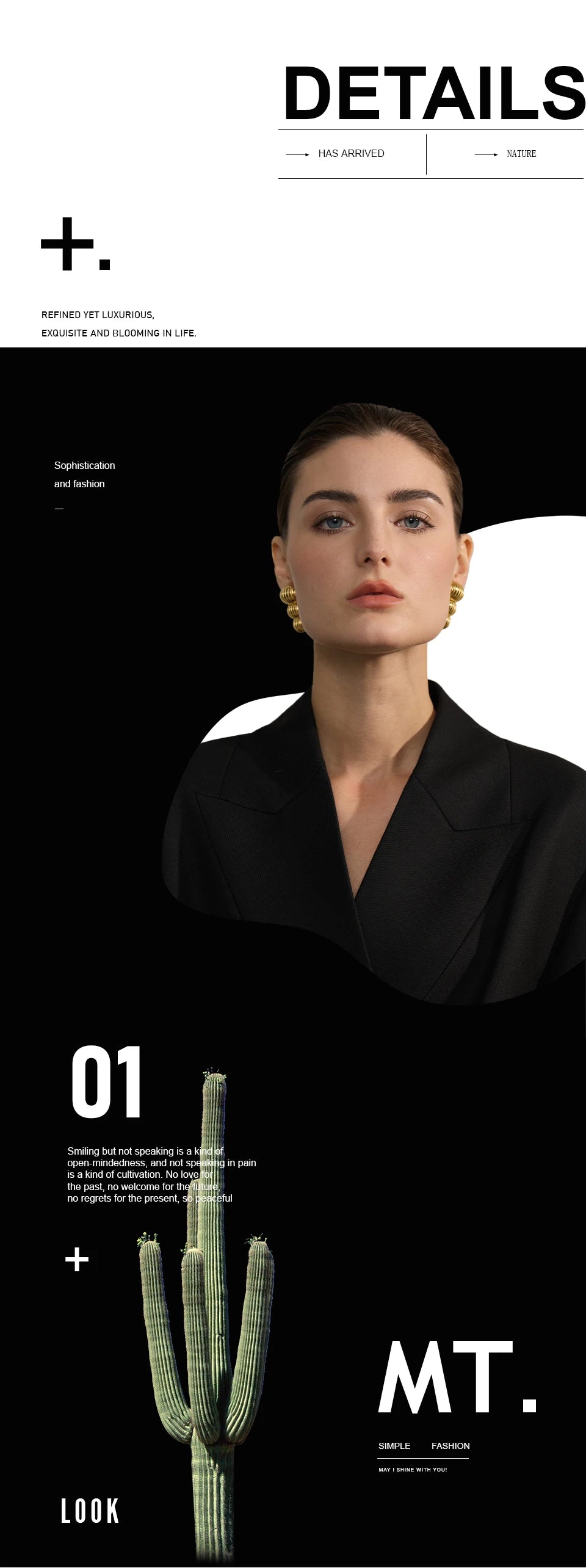 Elysium Big Promotion Stainless Steel Metal Geometric Statement Big Stud Earrings 18K PVD Plated Fashion Jewelry Wholesale