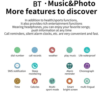 LAXASFIT New Smart Watch 1.73 inch Color Screen Full Touch Custom Dial Bluetooth Call Men Women Smart Watch Android IOS