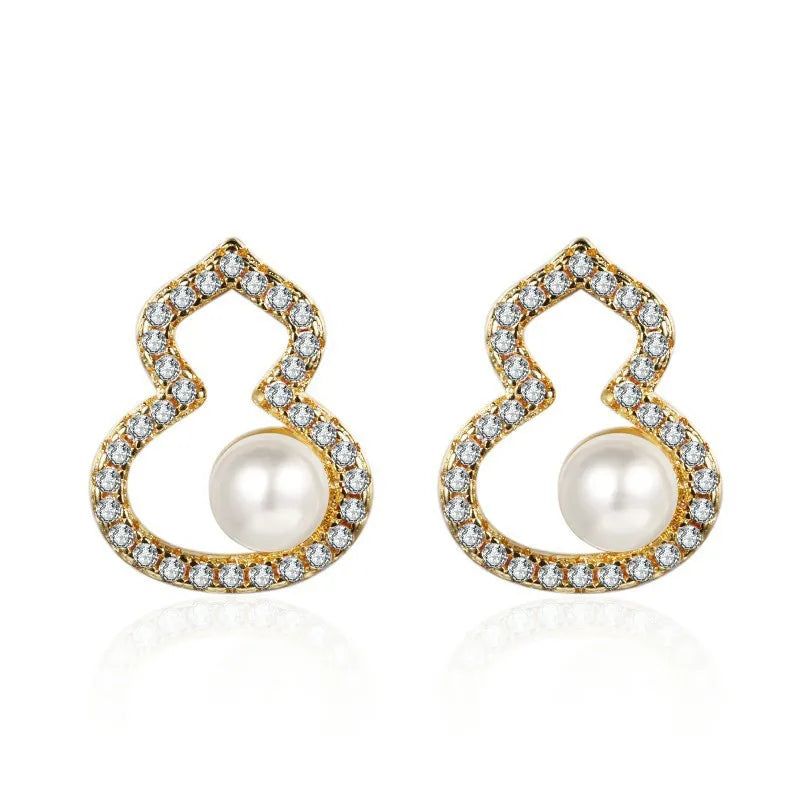 925 Silver Women Hoop Earrings Fashion Pendientes Gift For Female Girl Sparkling Pave CZ U Heart Shape Star Moon Earring E1258