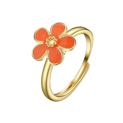 ELYSIUM sunflower fidget ring – rotating relief for daily stress.