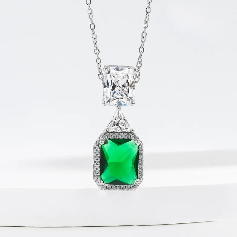 Shining Full African AAA Crystal Owl Pendant Necklace Earrings Sets Women Best Gifts 925 Sterling Silver Color Party Accessory