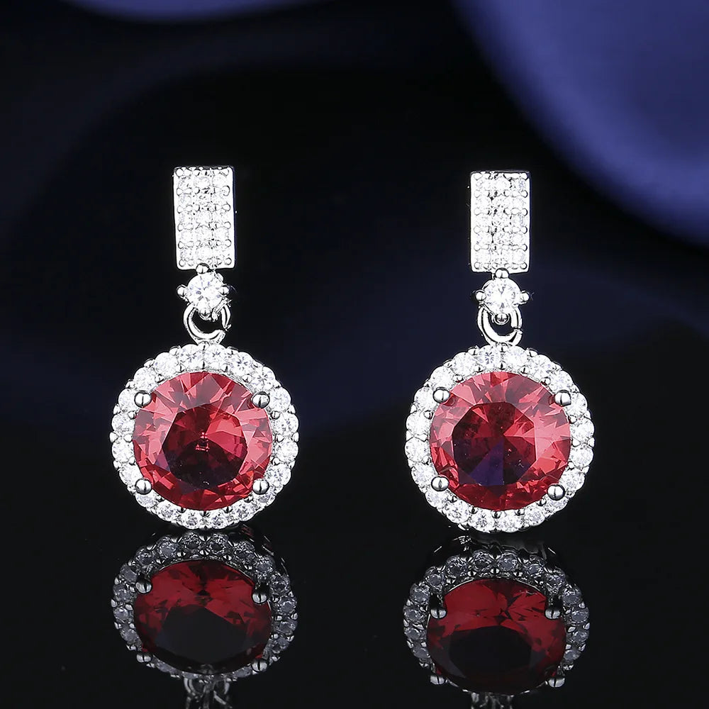 925 Sterling Silver Jewelry Women Fashion Cute Tiny Clear Crystal CZ Stud Earrings Gift for Girls Teens Lady E001