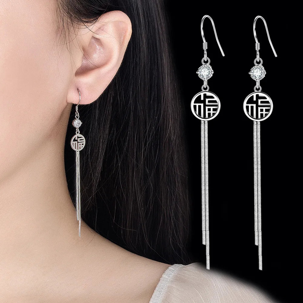 925 Sterling Silver Jewelry Women Fashion Cute Tiny Clear Crystal CZ Stud Earrings Gift for Girls Teens Lady New