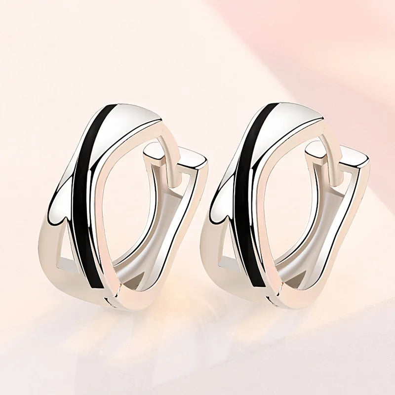 New Style 925 Sterling Silver Golden Color Series Women's Earrings Fit Original EarringsWedding Jewelry Exquisite Birthday Gifts